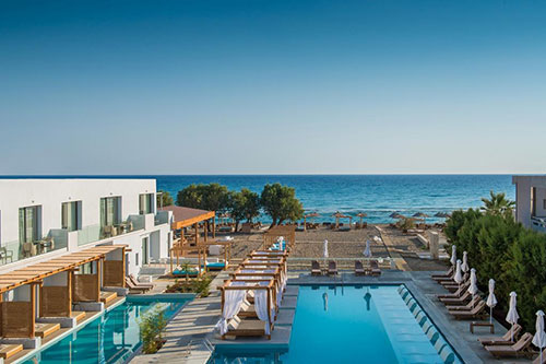 Enorme Lifestyle Beach Resort op glutenvrij Kreta